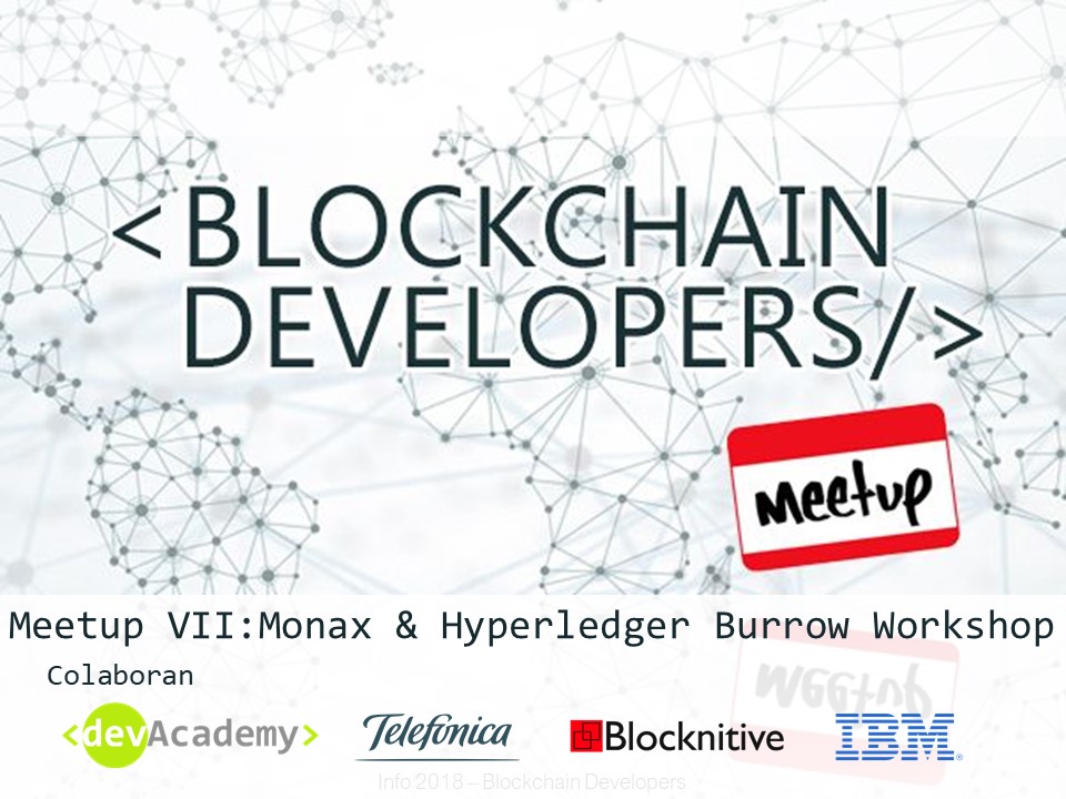 Meetup-vii-BlockchainDevelopers-HyperledgerBurrow