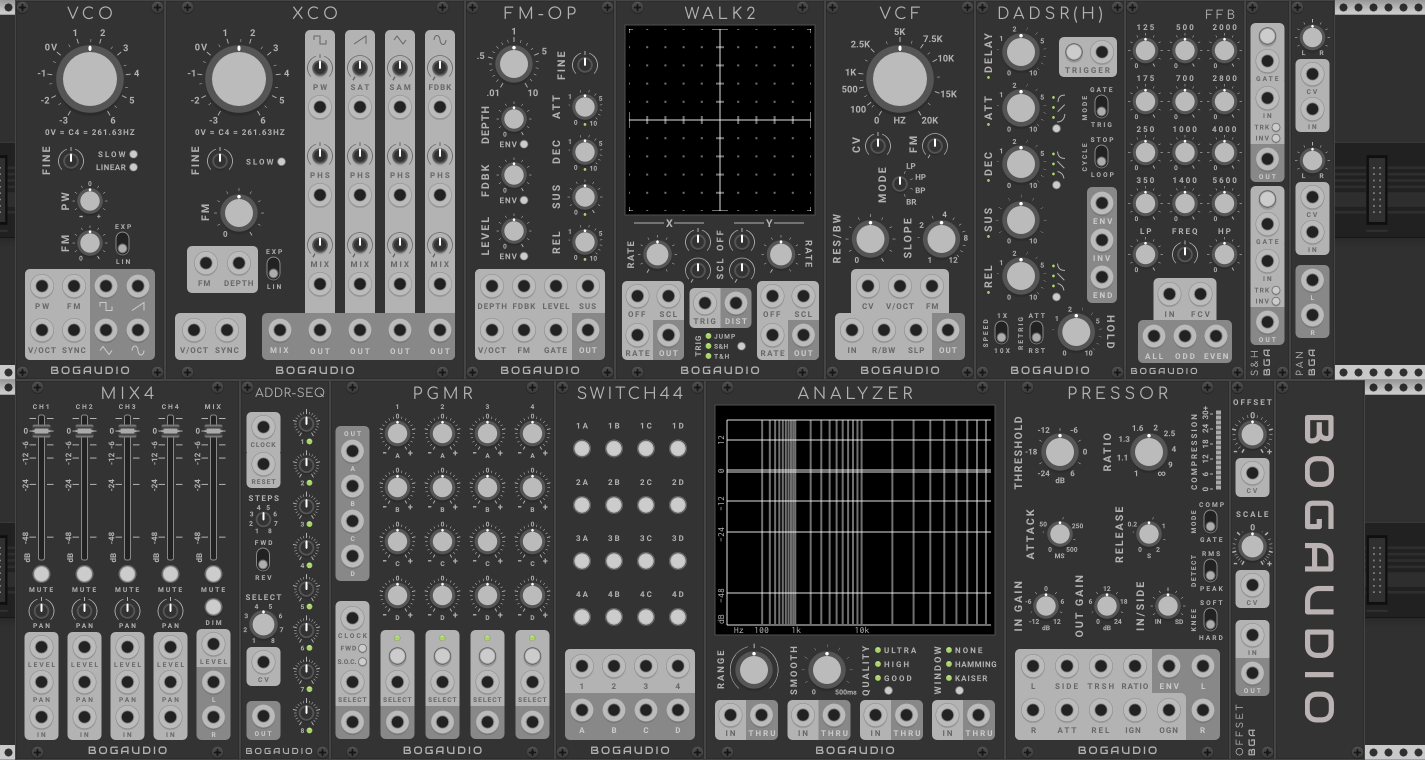 Dark (low-contrast) modules screenshot