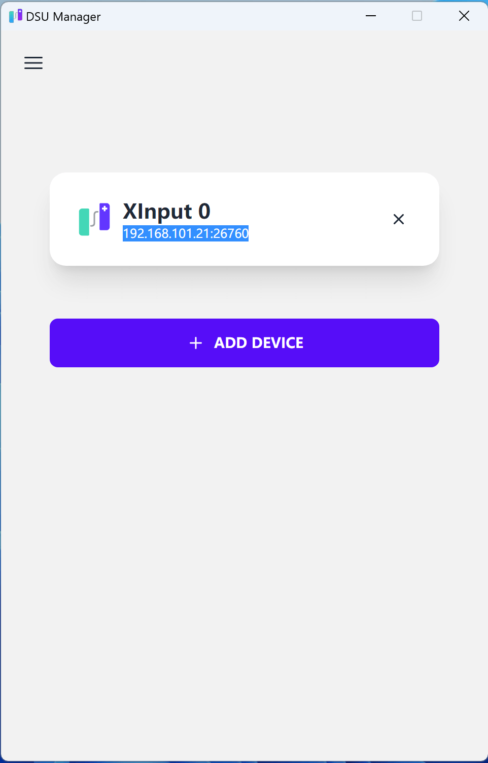 Device Ip and Port