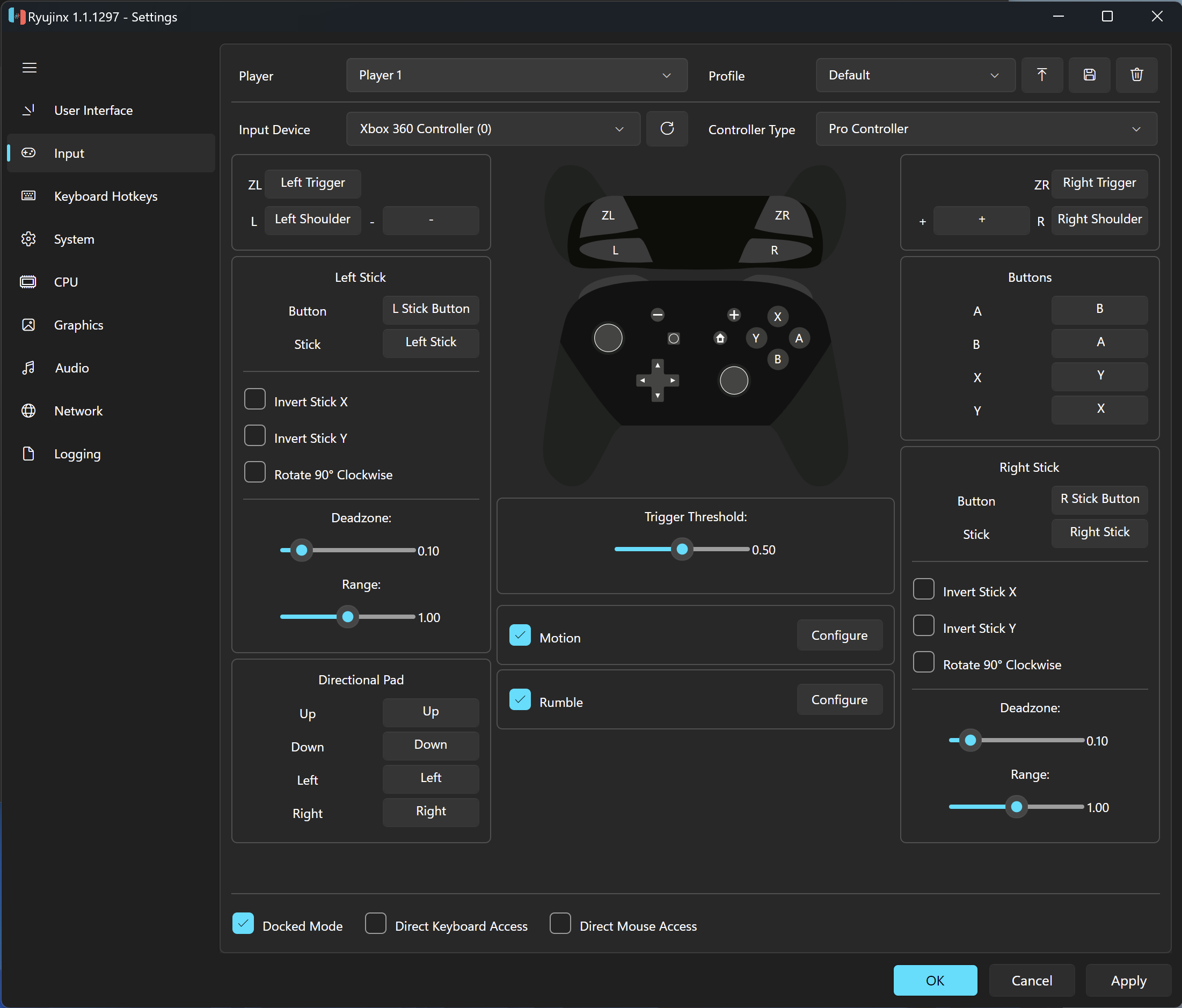 Configure Controls