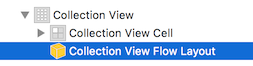 Screenshot of the Flow Layout object in Interface Builder