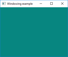 window example result