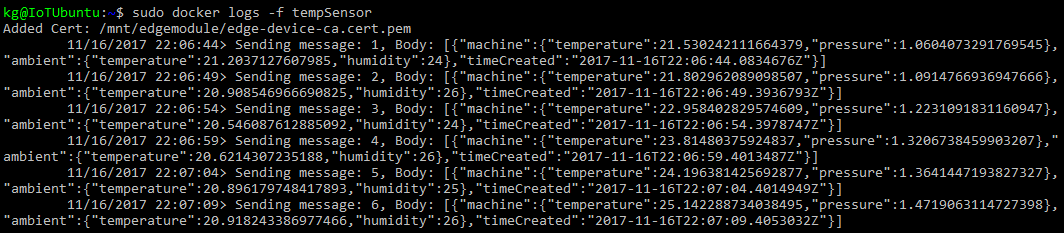 View the data from your module