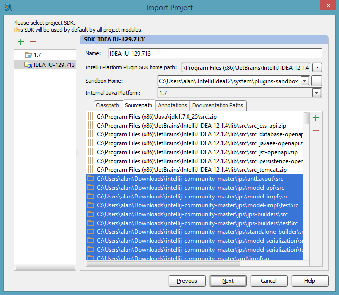 IntellijSDKImportSources