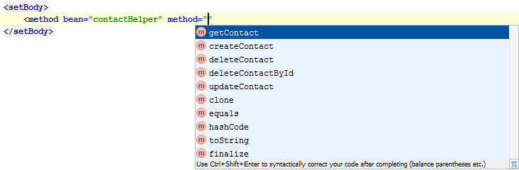 Intellisense