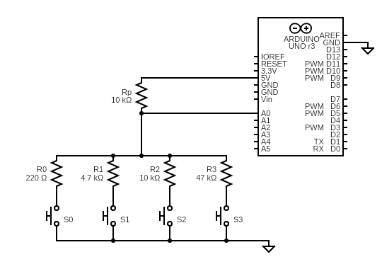 Parallel Resistor Ladder