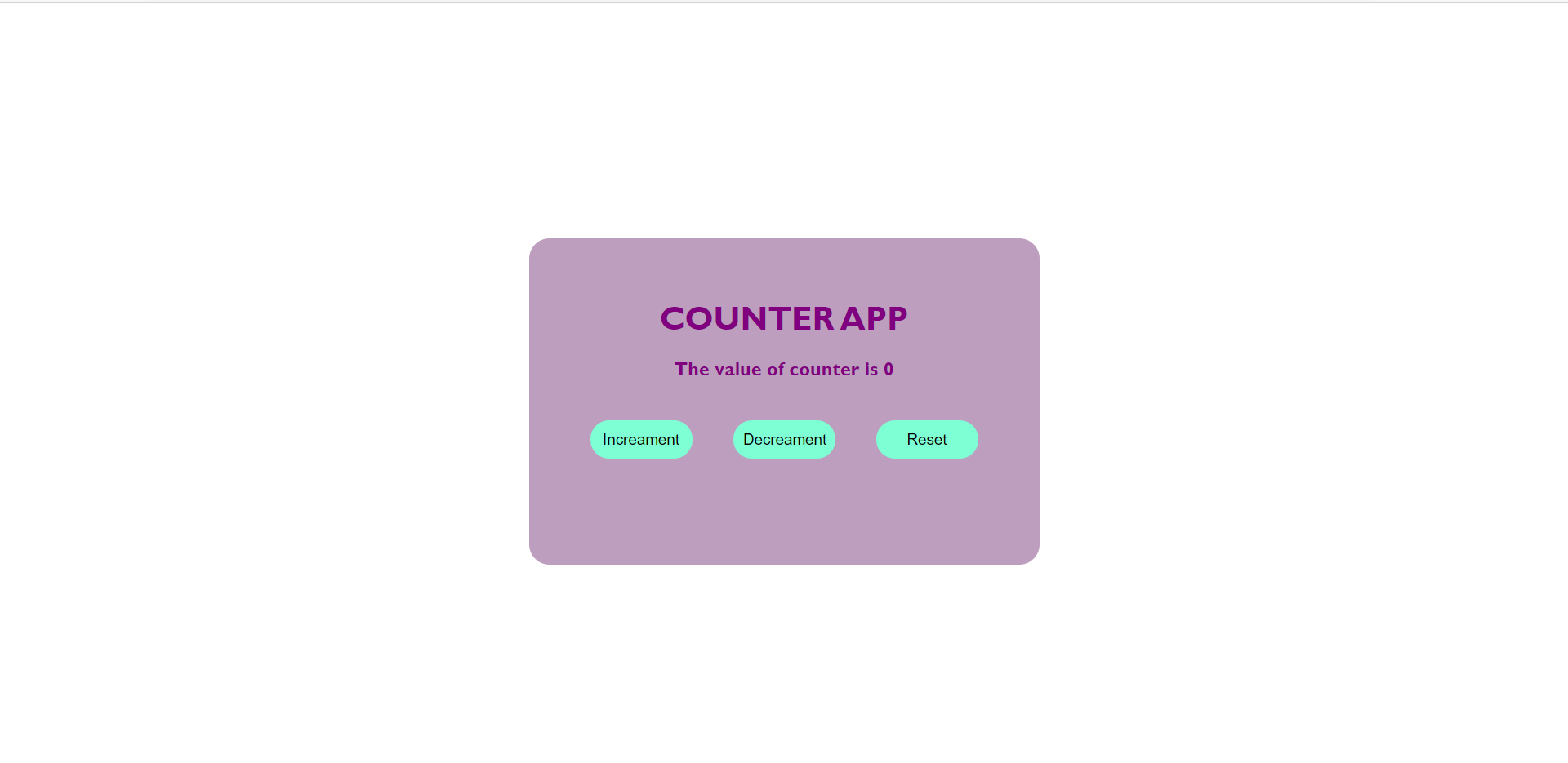 Counter App