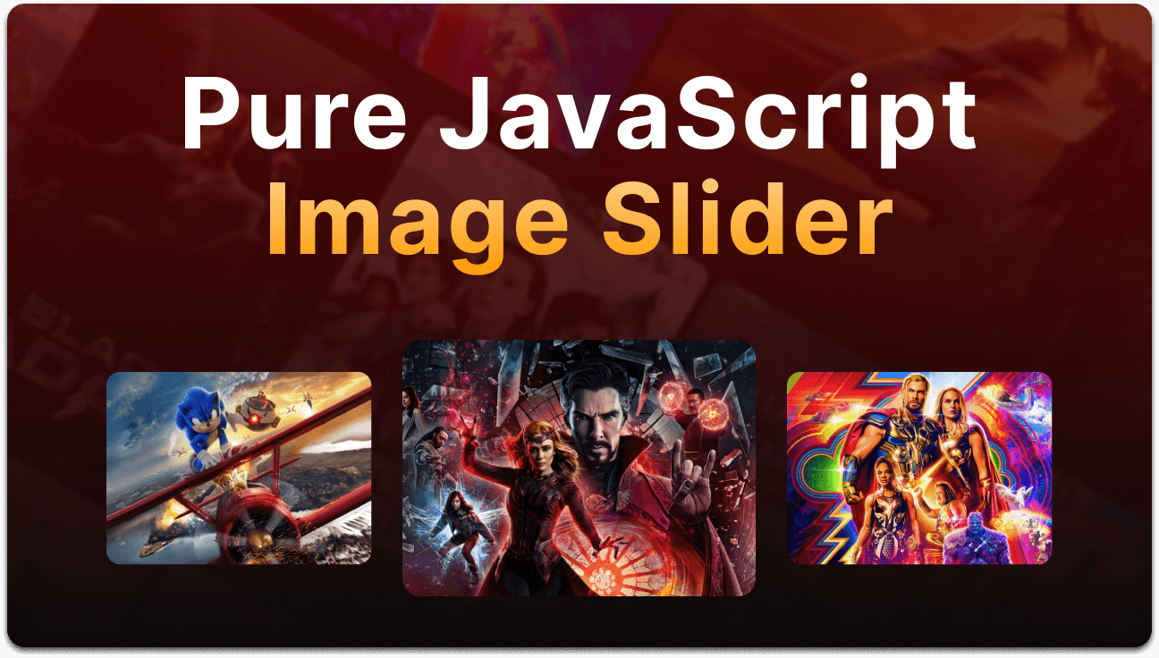 Pure Js Slider Desktop Demo