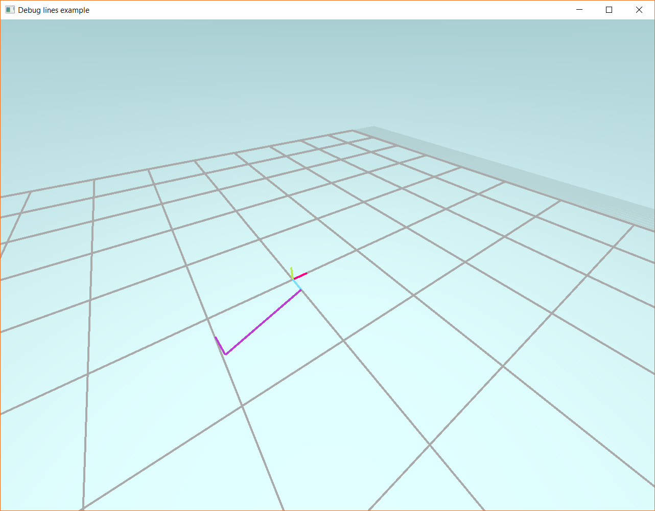 debug lines example screenshot