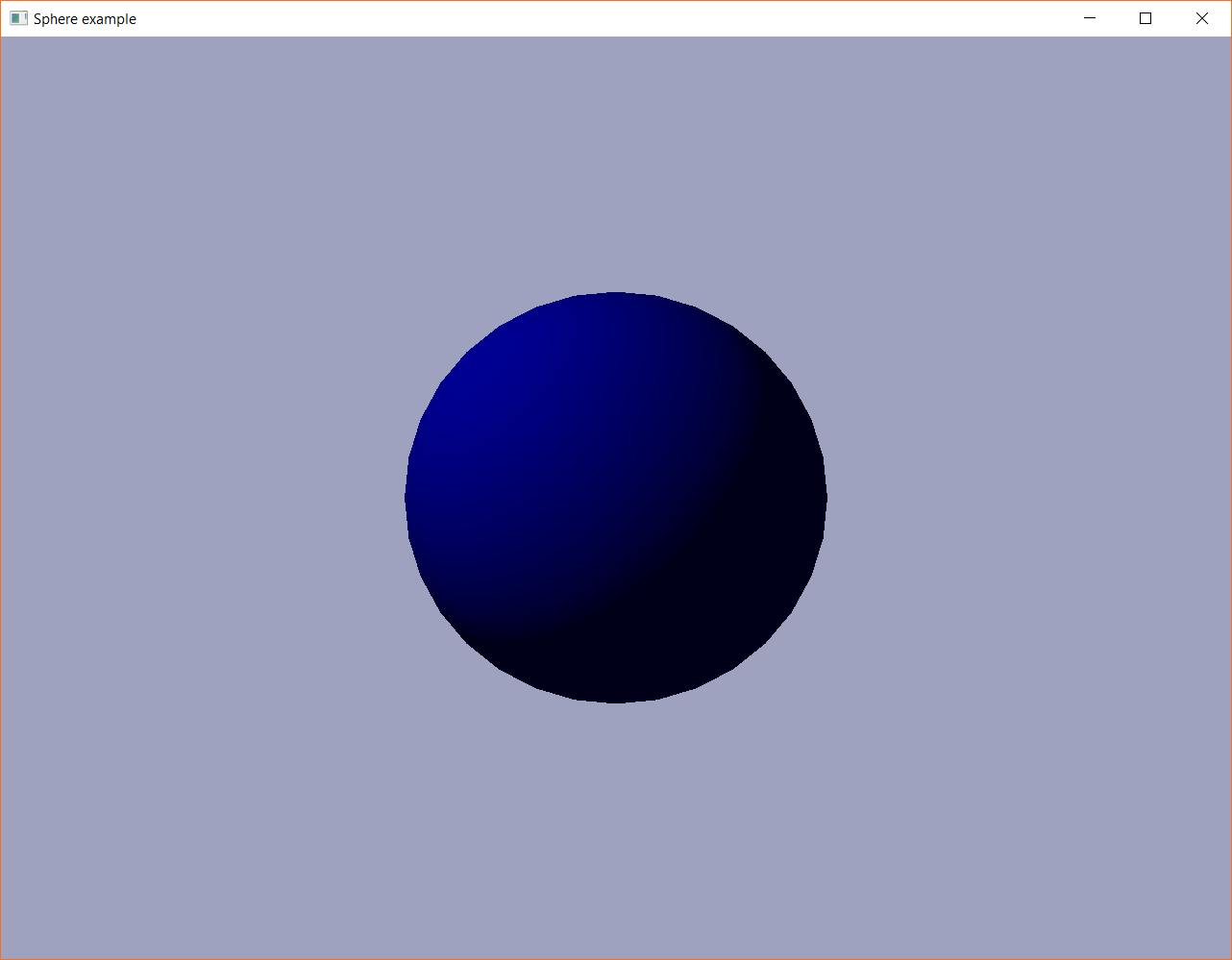 sphere example screenshot