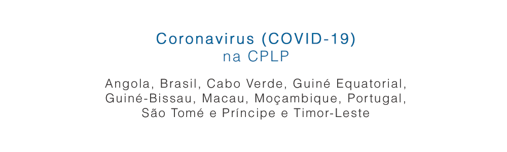 Banner: Coronavirus na CPLP