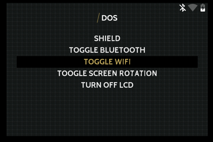 Bluetooth, wifi disabled, battery charging