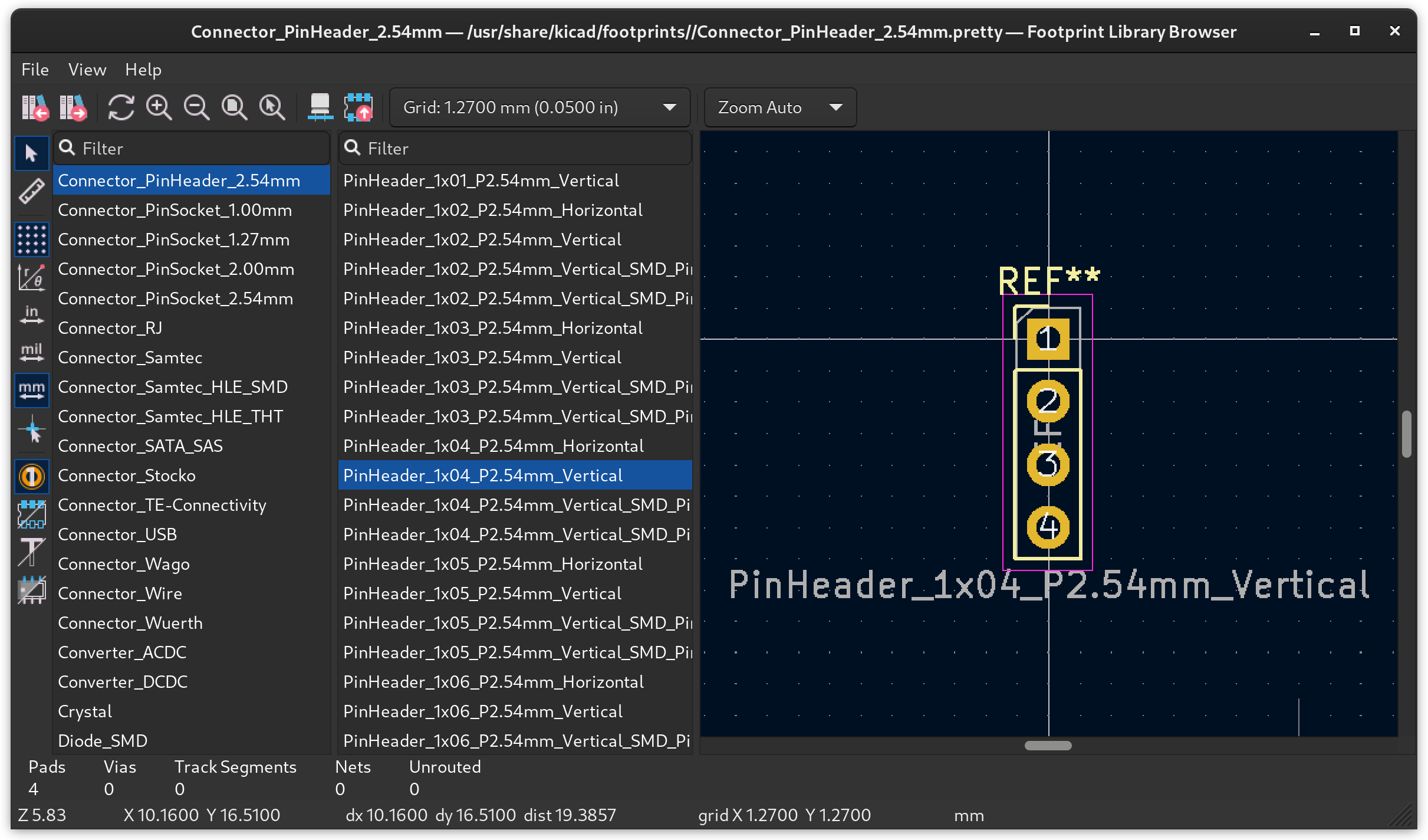 pin header