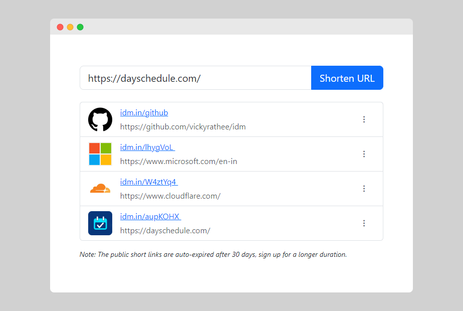 url shortener