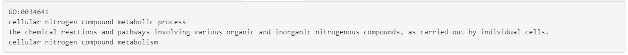 BingleSeq Bulk RNA-Seq bulkGO query