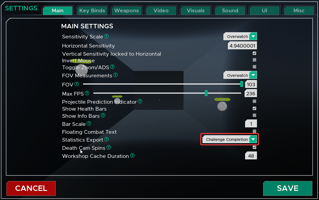 Statisticexport