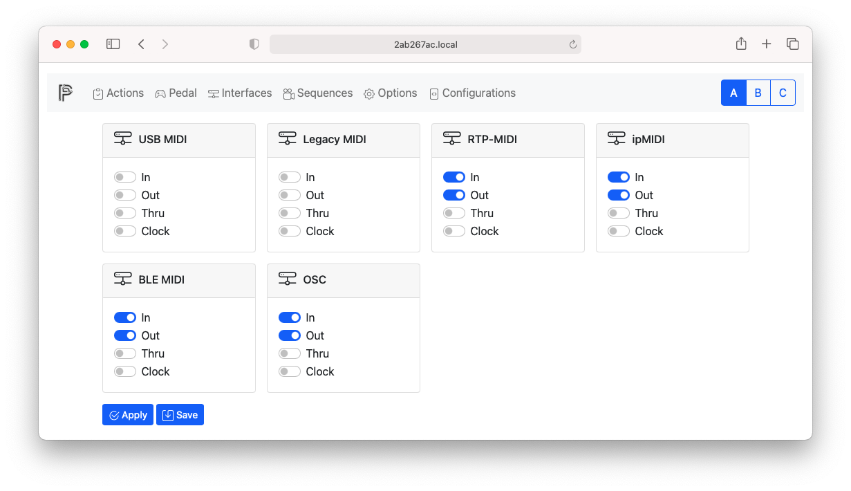 WEBUI INTERFACES