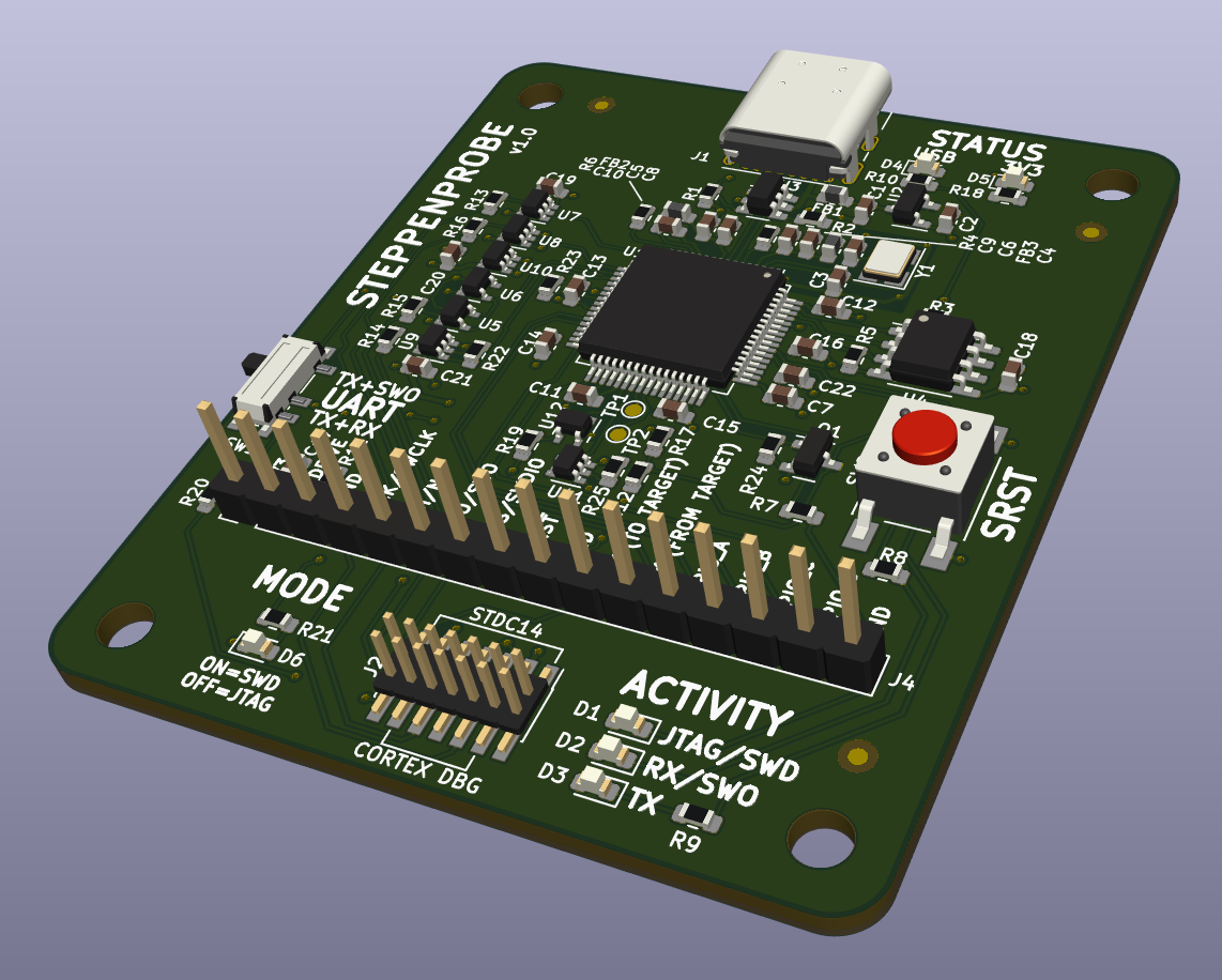 PCB isometric view