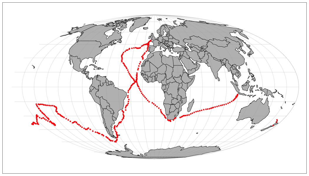 Sample map plot.