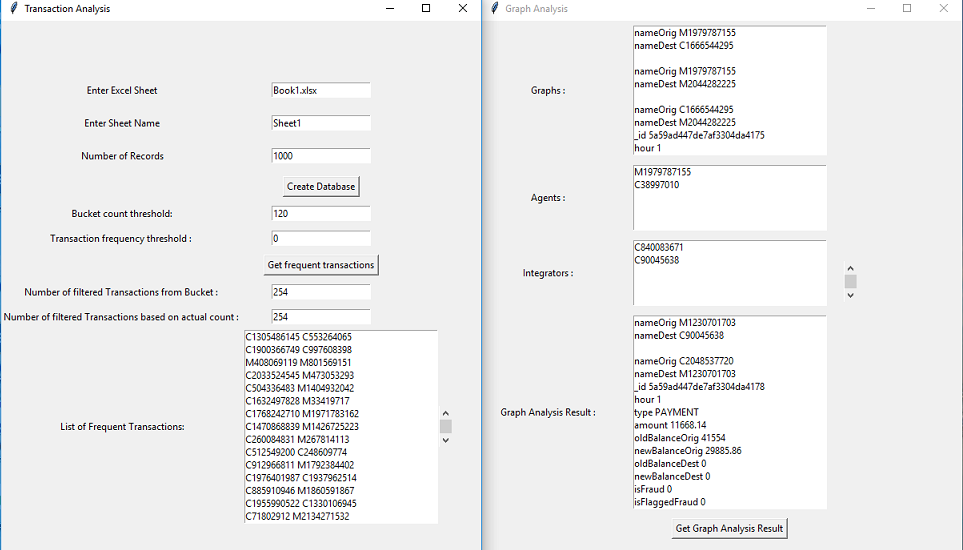 Money Laundering System UI