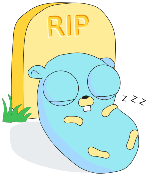 gopher resting in peace