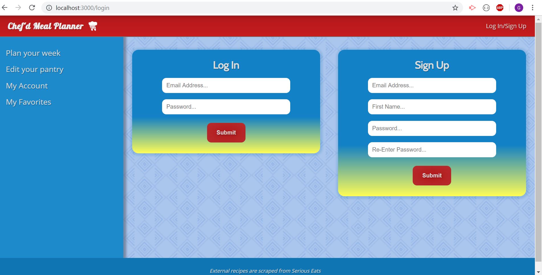 register-login Page