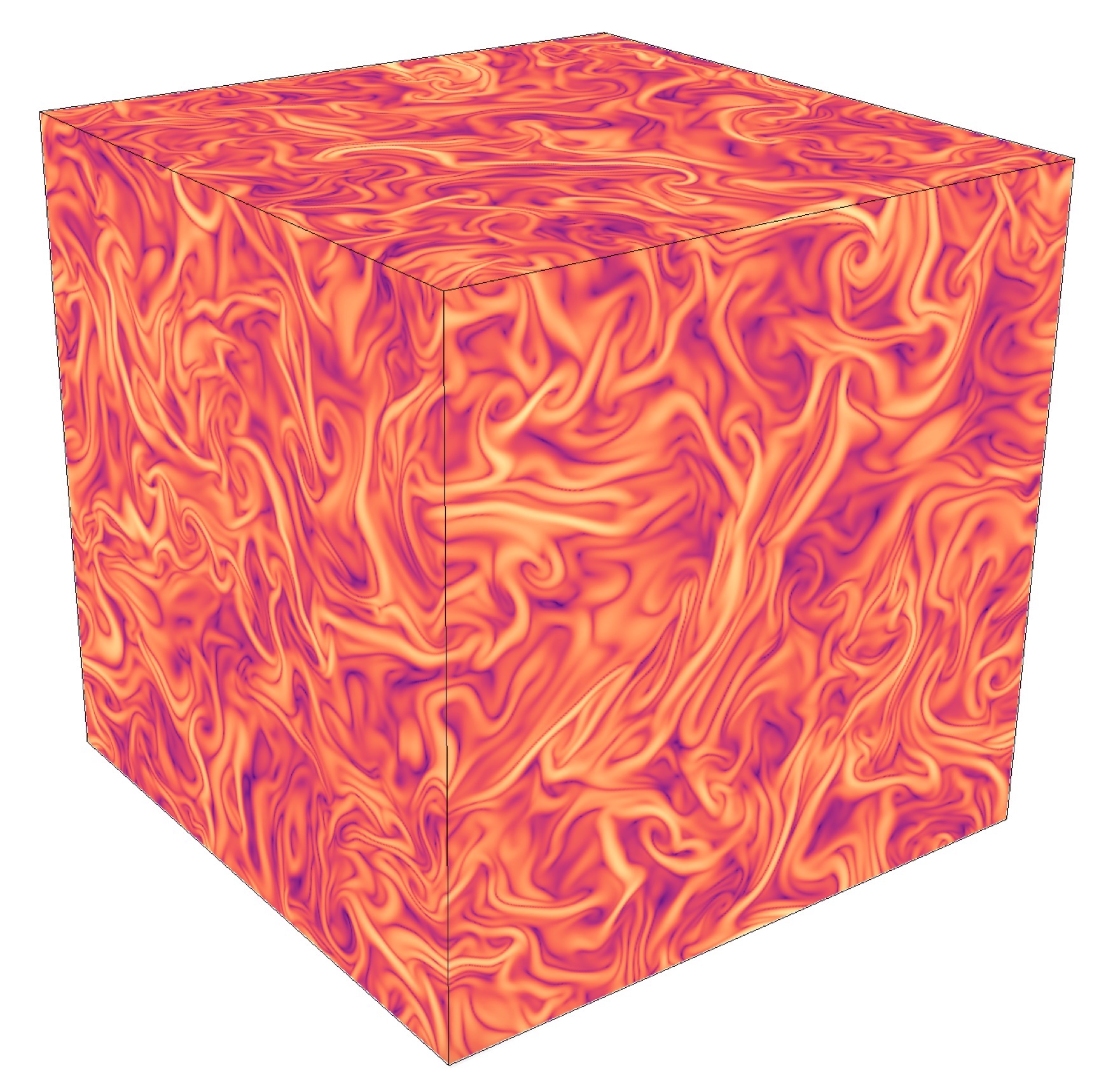 visualization of the dissipation field of a passive scalar in turbulence