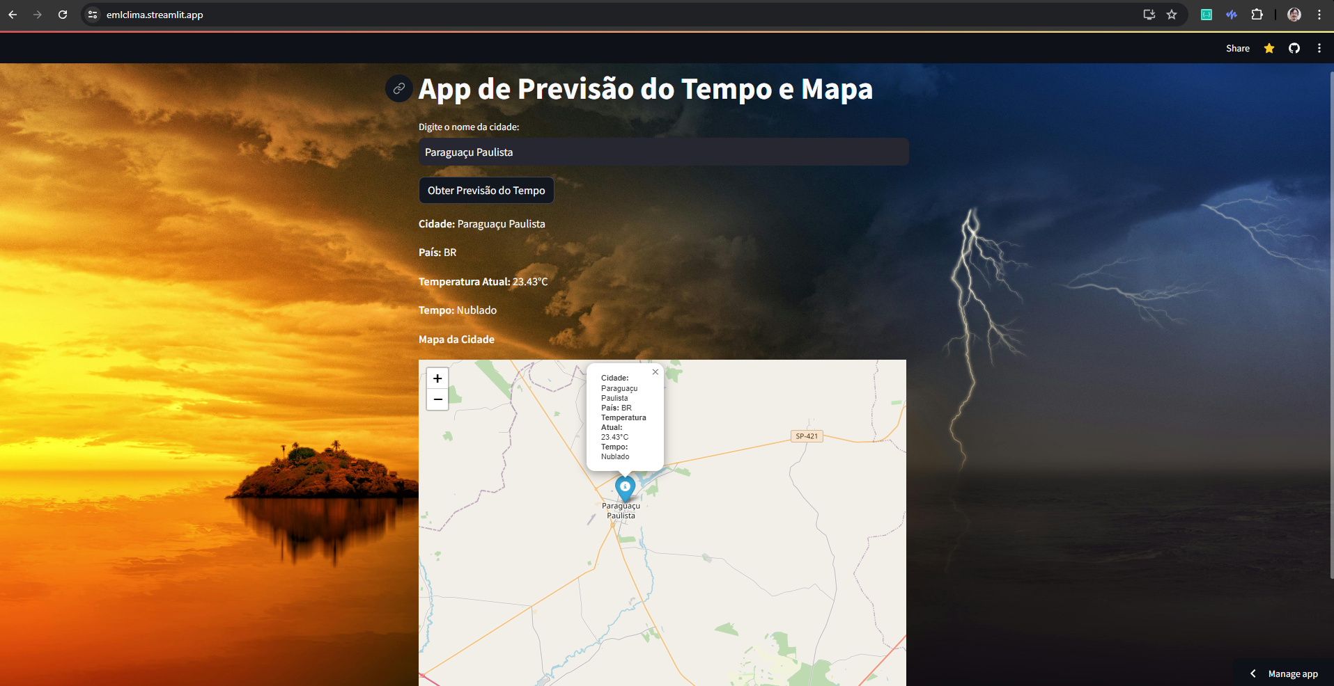 App rodando em emlclima.streamlit.app