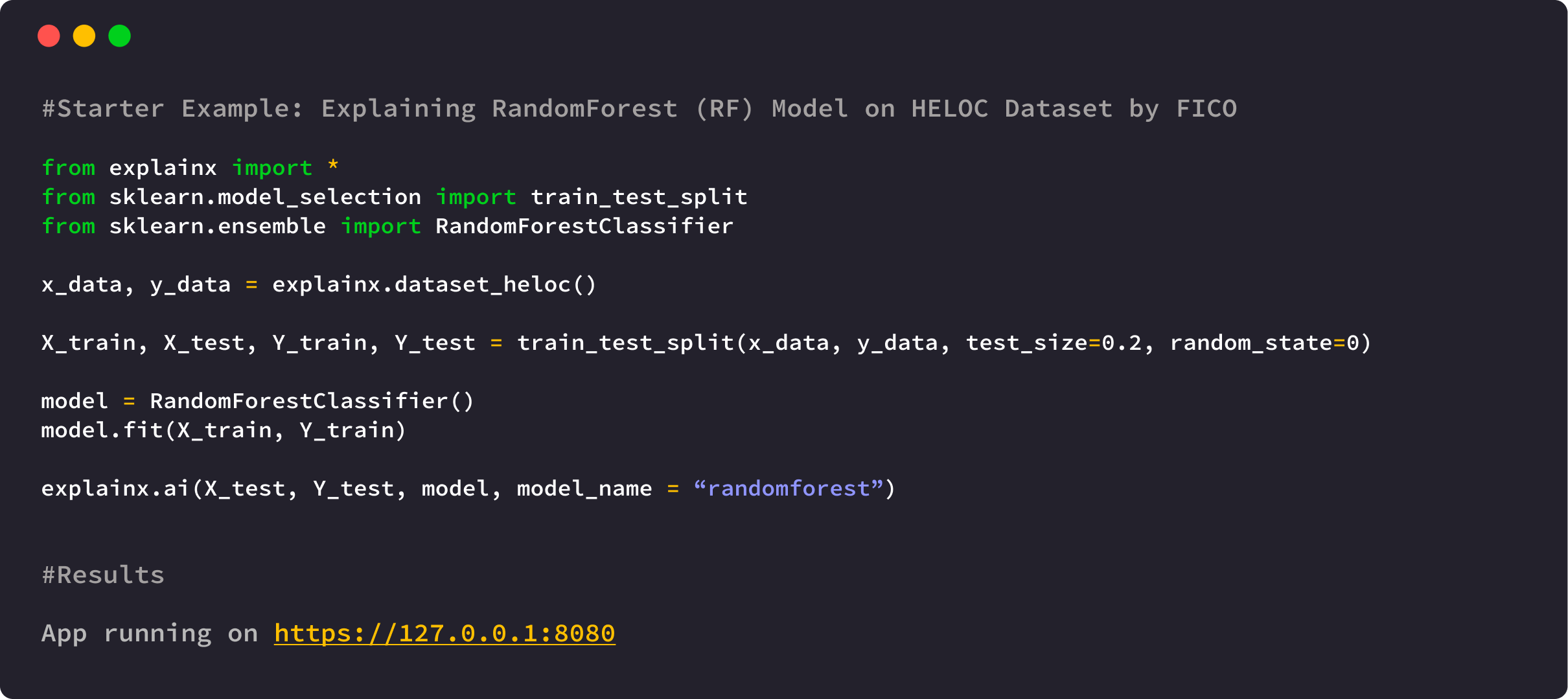 explainX AI explainable AI library