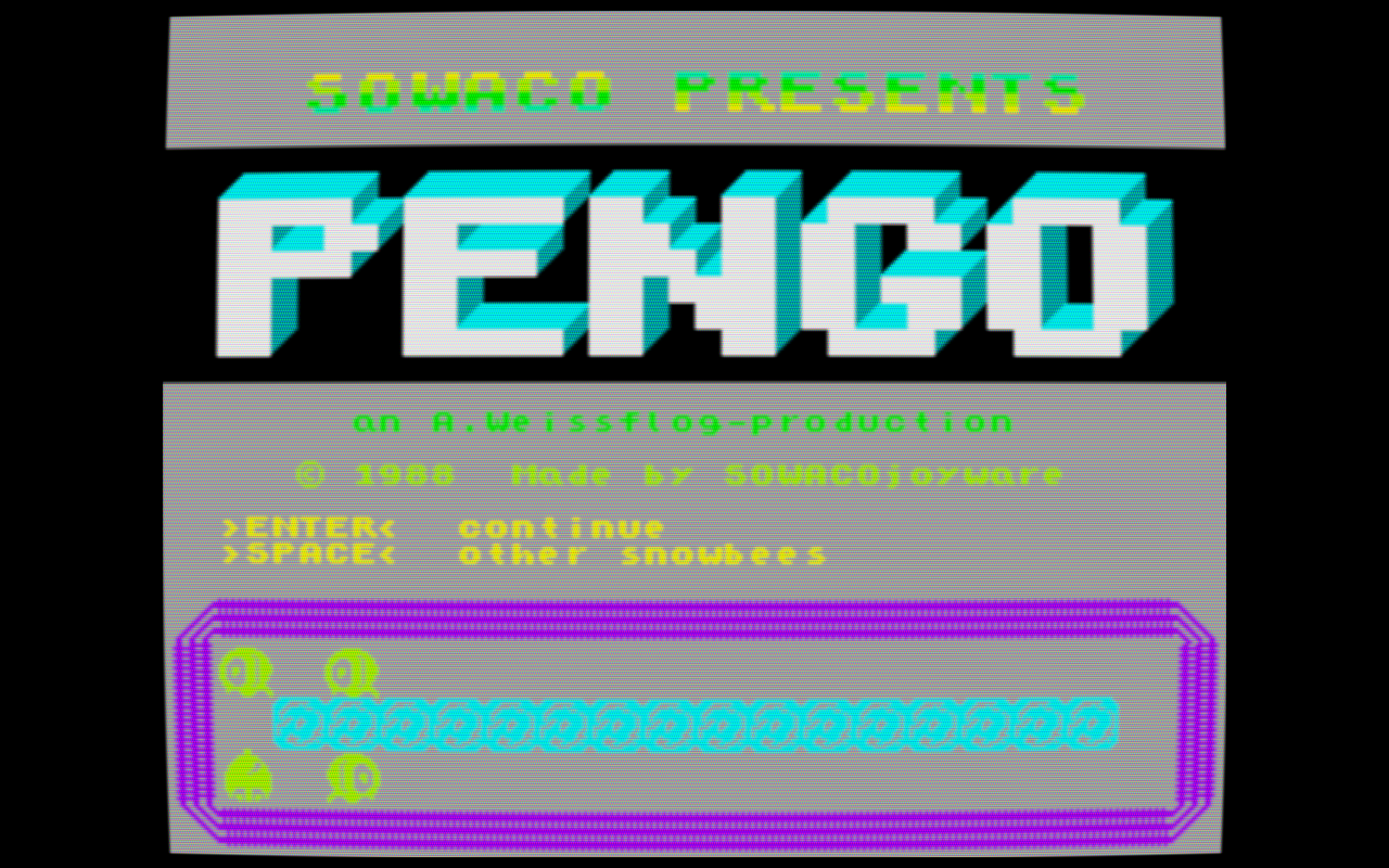 Pengo Intro Screen