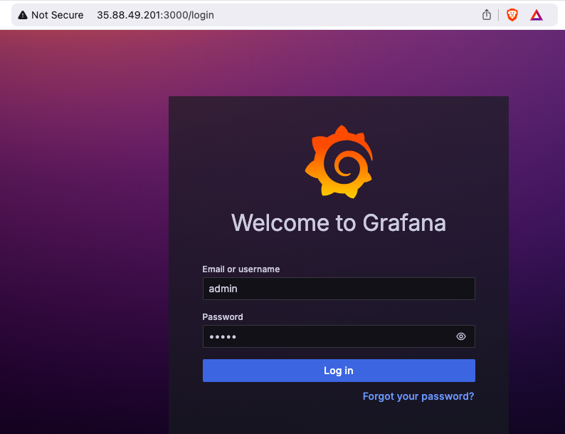 Grafana Login