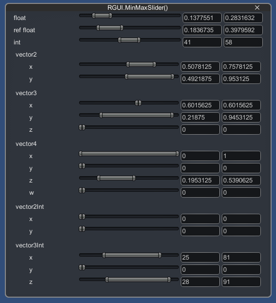 MinMaxSlider