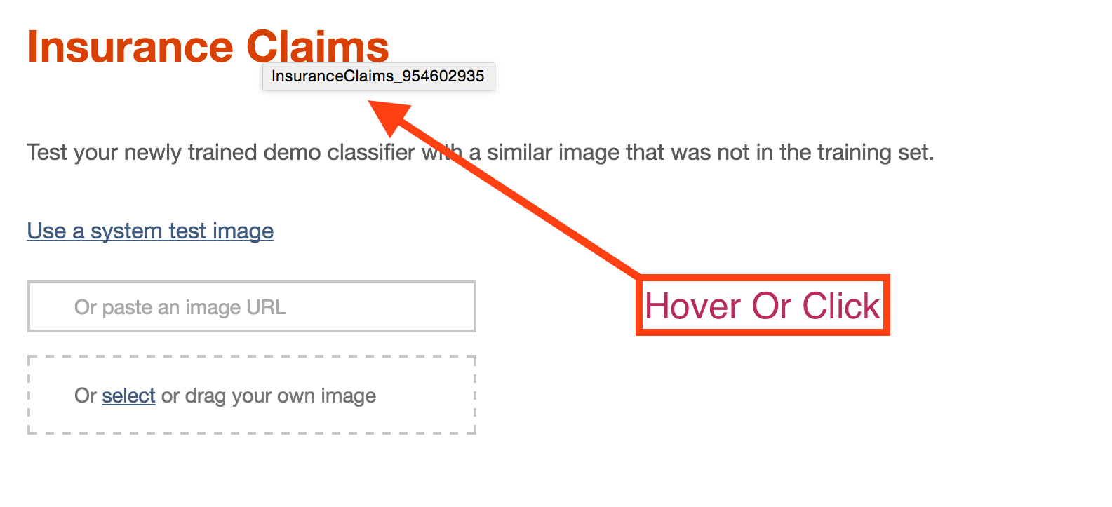 Classifier ID Tooltip