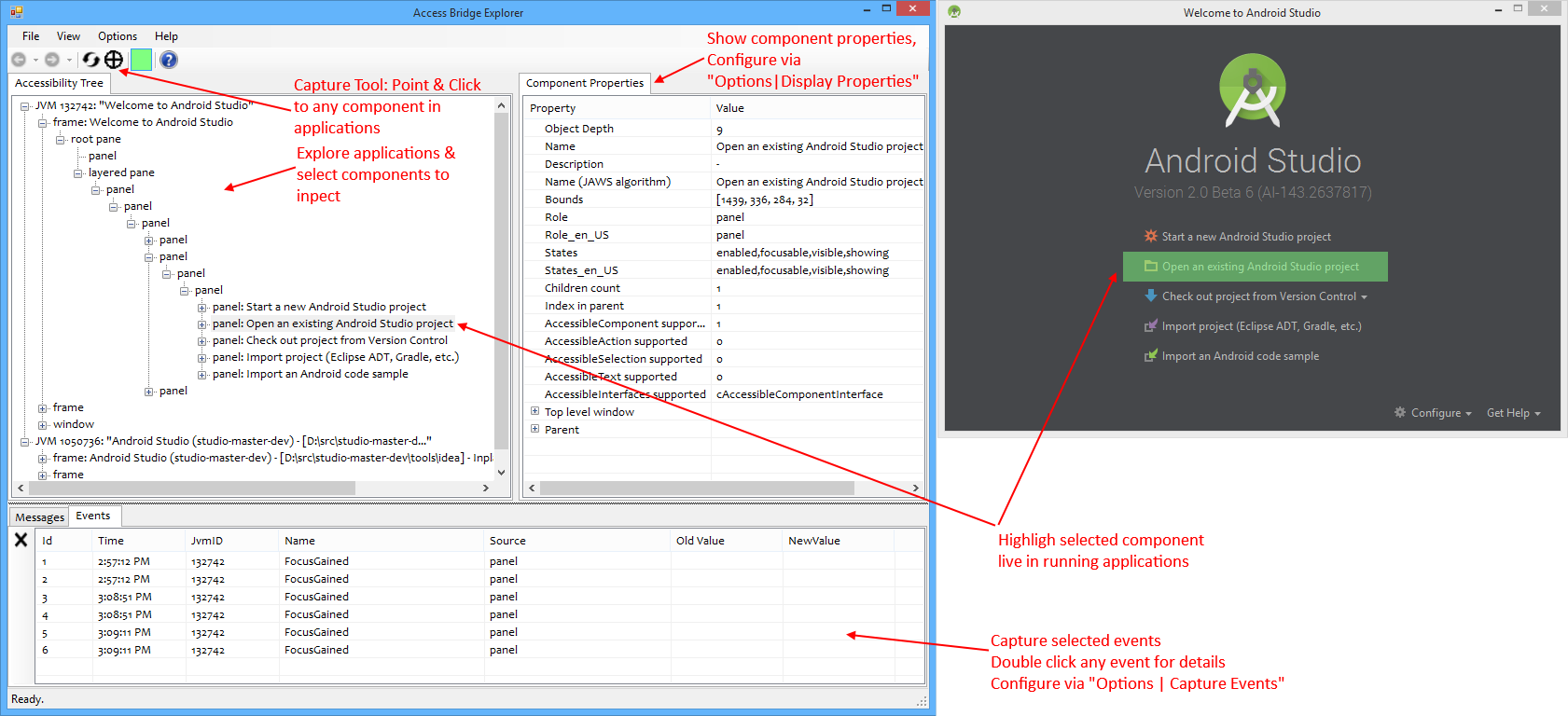 Access Bridge Explorer