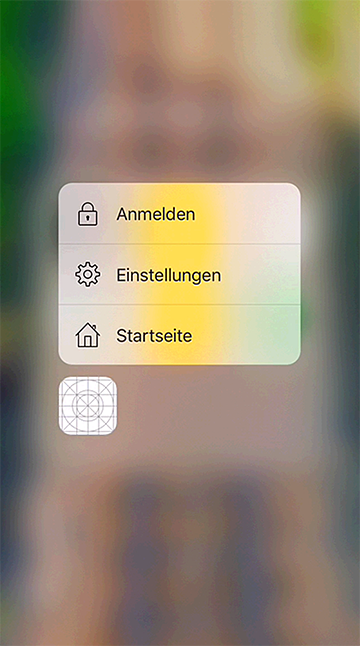 3d Touch context