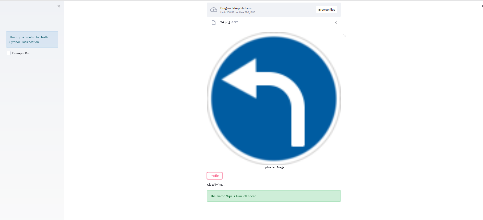 Traffic Signal Detection App