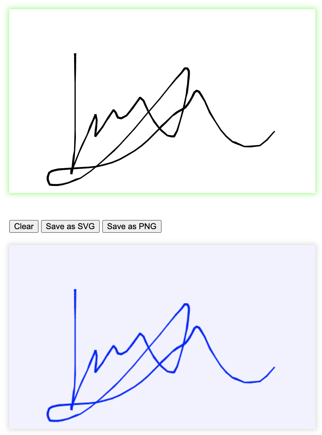 sign-pad example