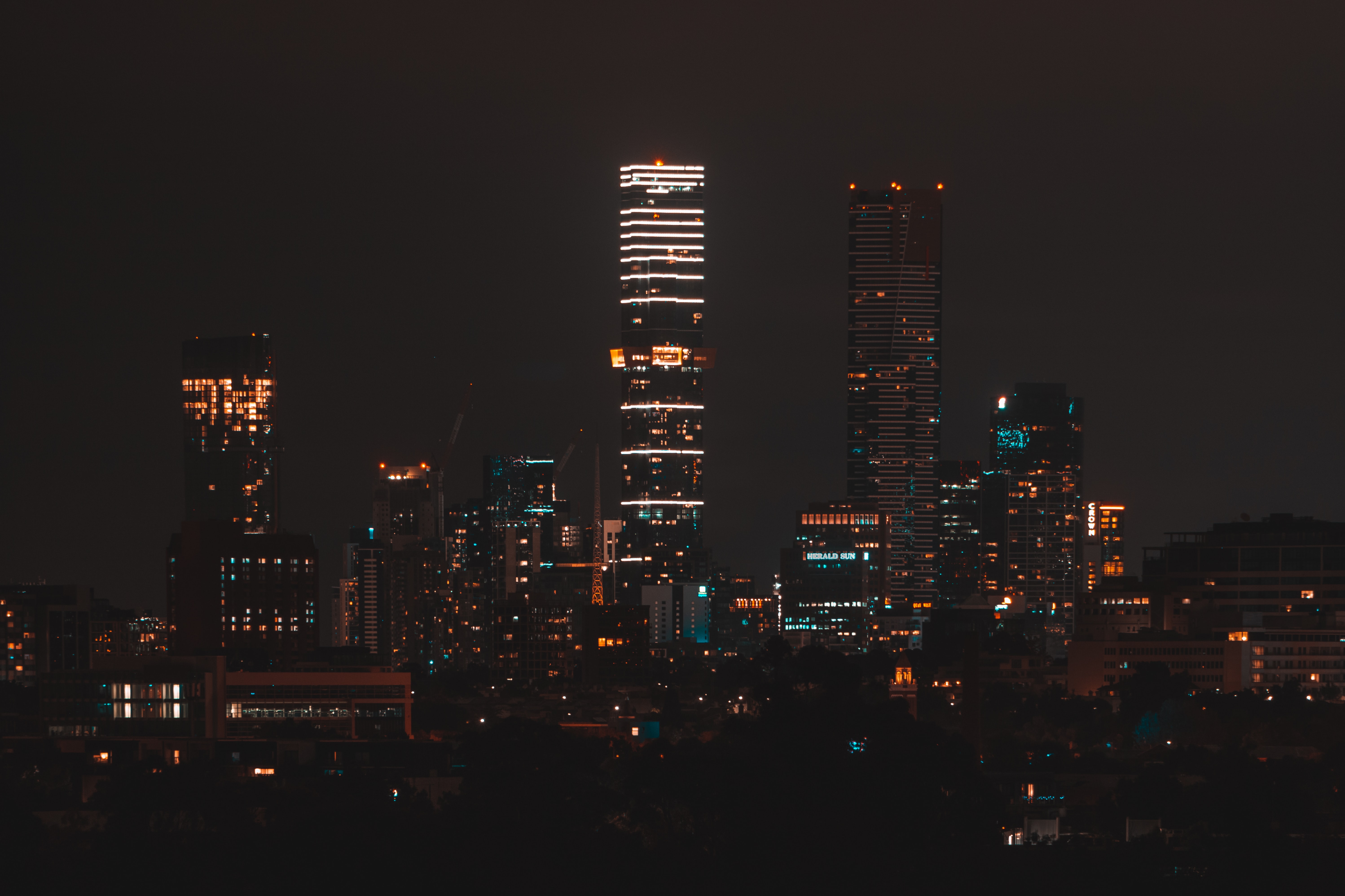 a_city_skyline_at_night