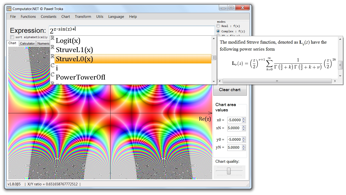 Computator.NET v1.8 is coming - functions with description