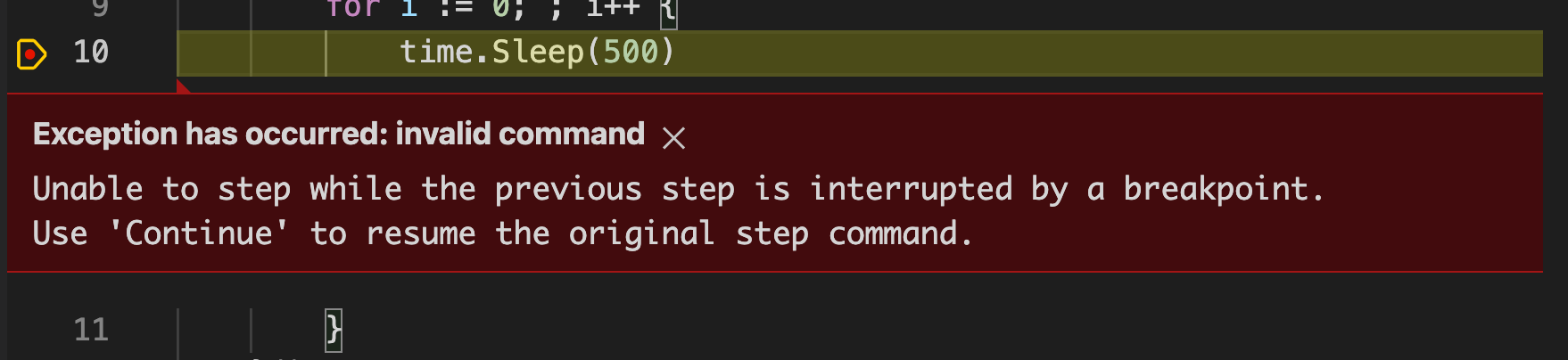 Disable breakpoints from the Breakpoints context menu