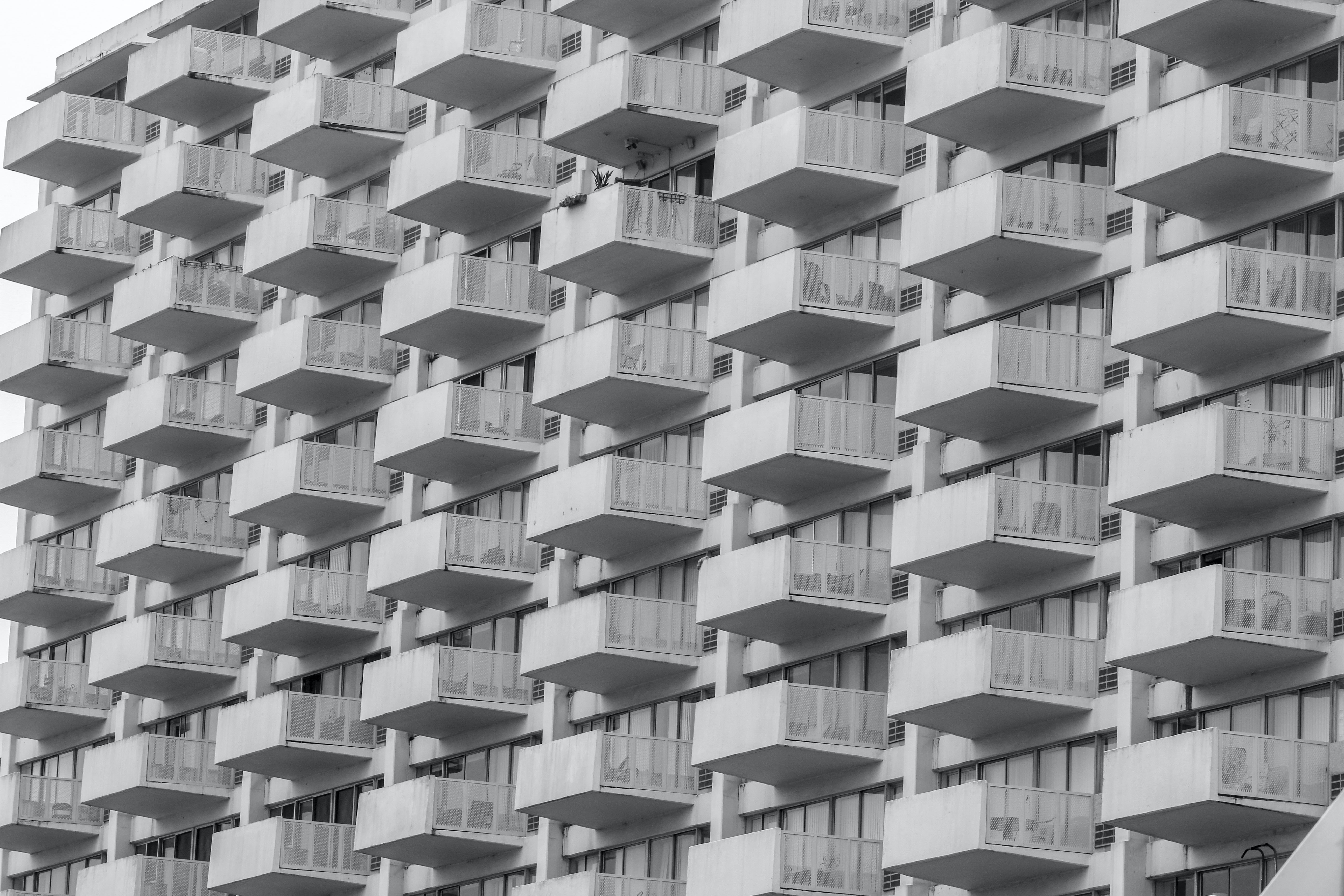 a_building_with_balconies