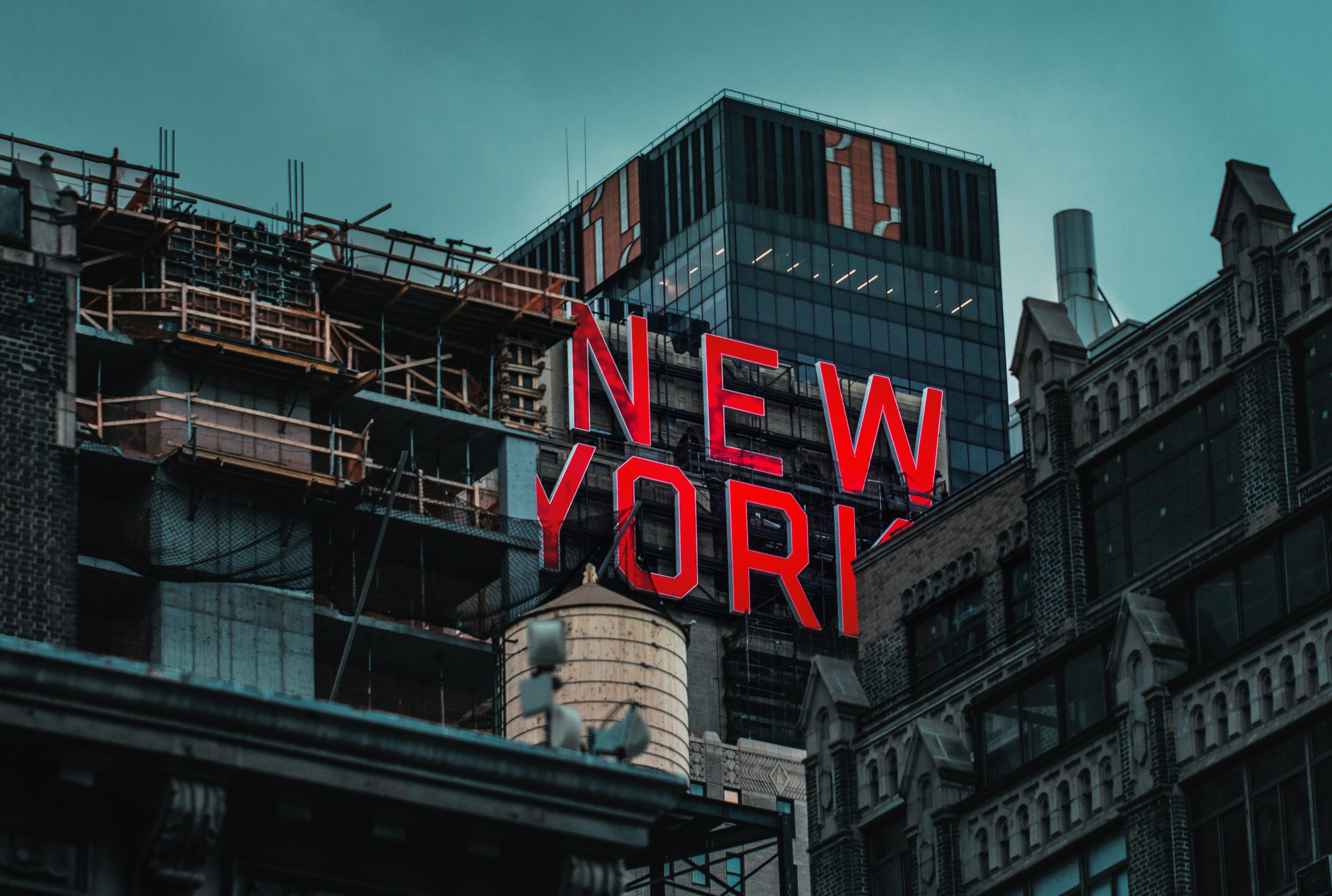 a_red_sign_on_a_building