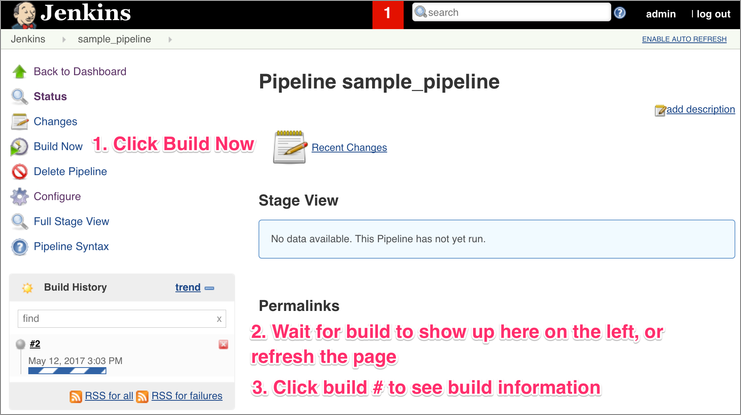 Launch Pipeline Build