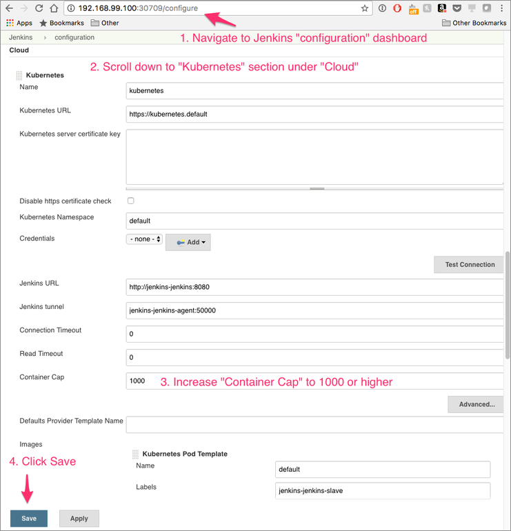 4. Increase Container Cap