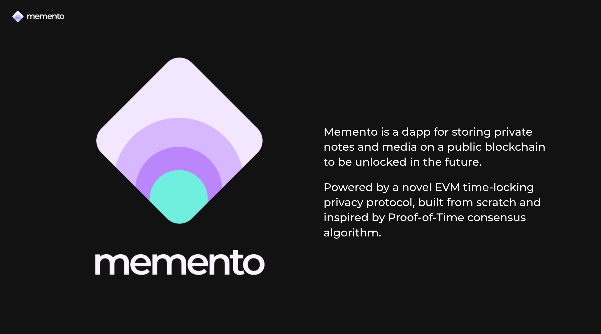 Memento Logo