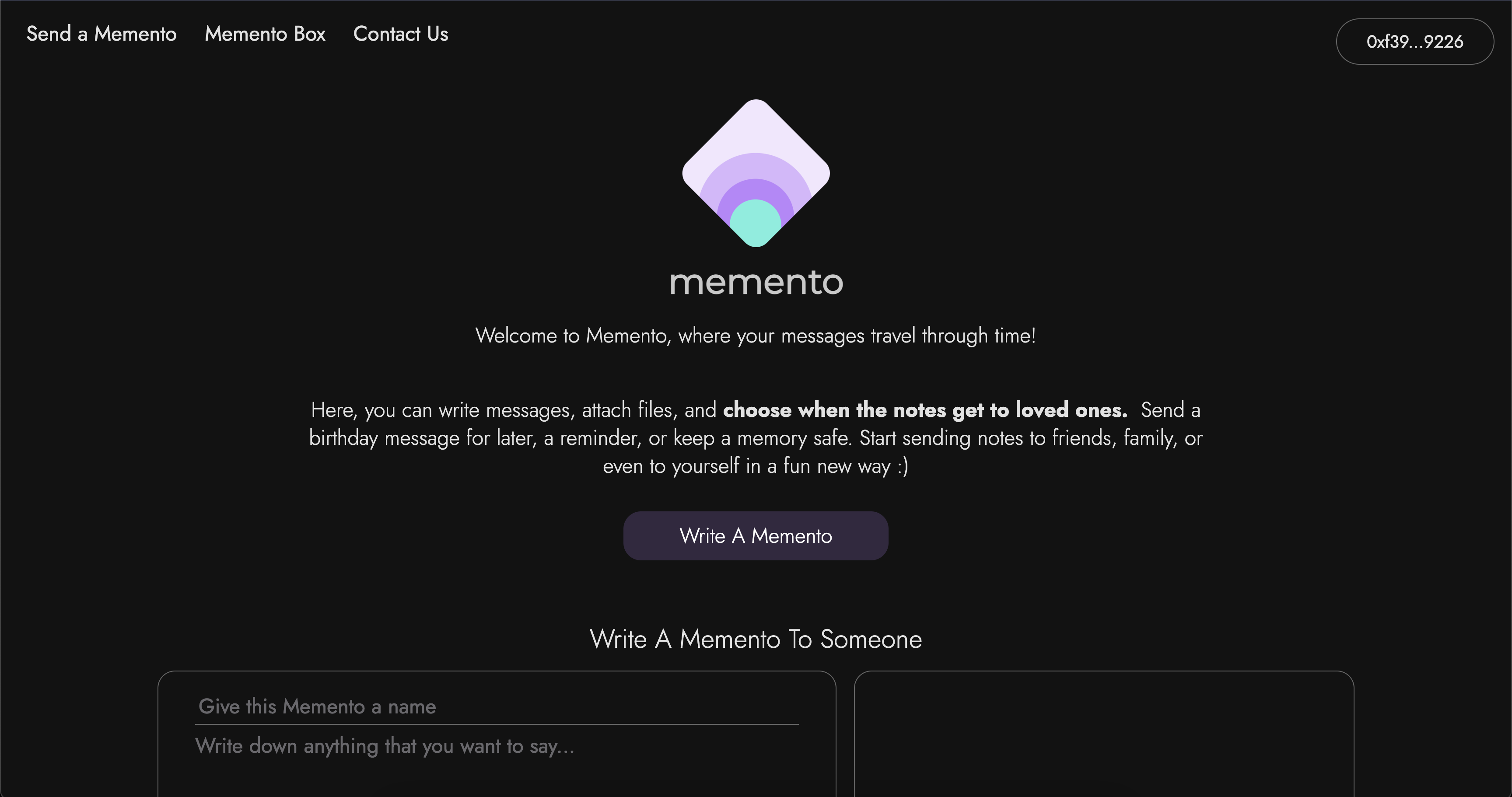 Memento Interface