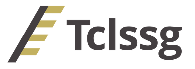 A stylized feather and the text "Tclssg".