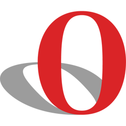 Opera 2-6 browser logo