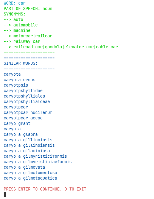 sampleOutput