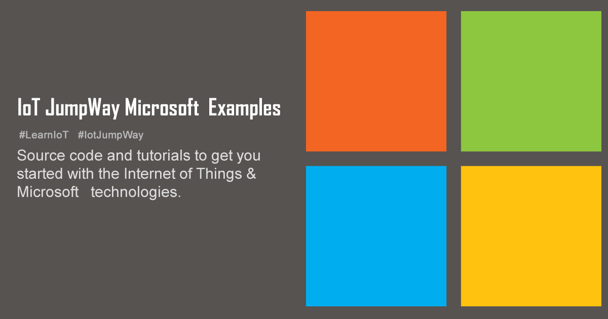 IoT JumpWay Microsoft Examples